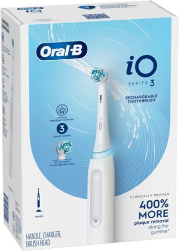 Oral-B iO Series 3 Electric Toothbrush with (1) Brush Head - White BUY ONLINE