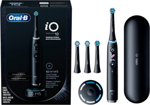 Oral-B iO Series 10 Rechargeable Electric Toothbrush - Black WORLDWIDE DELIVERY