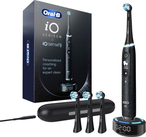 Oral-B iO Series 10 Rechargeable Electric Toothbrush - Black GLOBAL SHIPPING