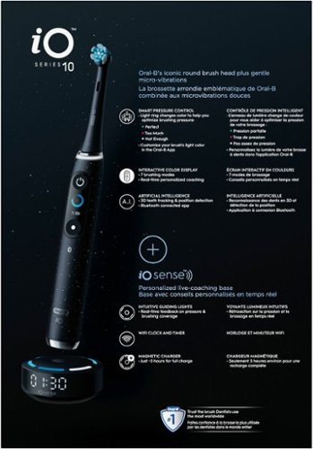 Oral-B iO Series 10 Rechargeable Electric Toothbrush - Black WHERE TO BUY