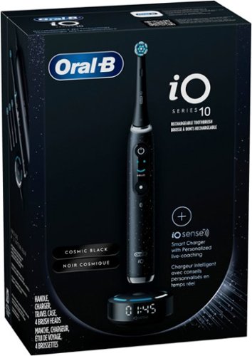 Oral-B iO Series 10 Rechargeable Electric Toothbrush - Black SHOP ONLINE