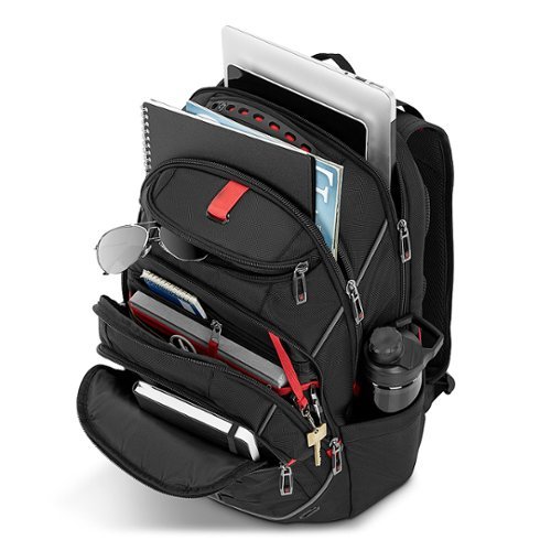 backpack for a 17.3 laptop WENIG Inch Backpack,Large Travel Laptop Bag with USB Charging Port, Anti Theft Water Resistant Business Men and Women, Durable Big Capacity Heavy Duty Computer Bag,Black : Electronics down organizer section Solo Urban Backpack for 17.3"