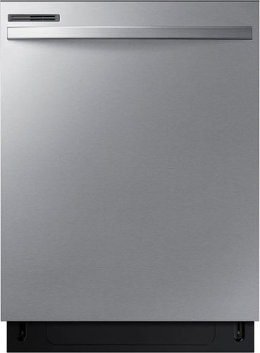 Samsung - 24â€ Top Control Built-In Dishwasher with Height-Adjustable Rack, 53 dBA - Stainless Steel