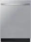 Front. Samsung - AutoRelease Dry Smart Built-In Stainless Steel Tub Dishwasher with 3rd Rack, StormWash, 46 dBA - Stainless Steel.