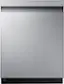 Front. Samsung - AutoRelease Dry Smart Built-In Stainless Steel Tub Dishwasher with 3rd Rack, StormWash, 46 dBA - Stainless Steel.