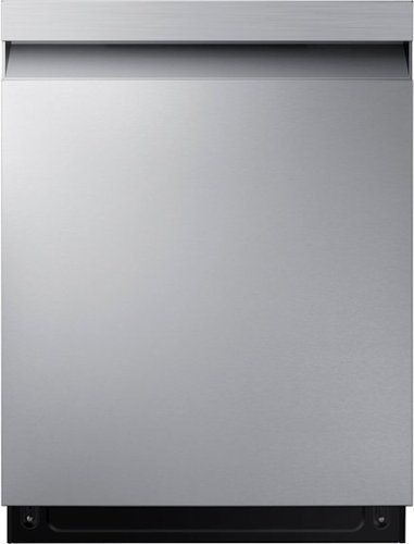 "Samsung - 24"" Top Control Smart Built-In Stainless Steel Tub Dishwasher with Storm Wash, 48 dBA - Stainless Steel"