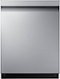 Samsung - 24" Top Control Smart Built-In Tub Dishwasher with Storm Wash, 48 dBA - Stainless Steel-Front_Standard