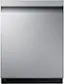Front. Samsung - 24" Top Control Smart Built-In Stainless Steel Tub Dishwasher with Storm Wash, 48 dBA - Stainless Steel.