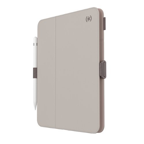 Speck Balance Folio R Case for Apple iPad 11(A16 chip 2025) and iPad 10.9 (10th Generation) - Beech Grey WORLDWIDE DELIVERY