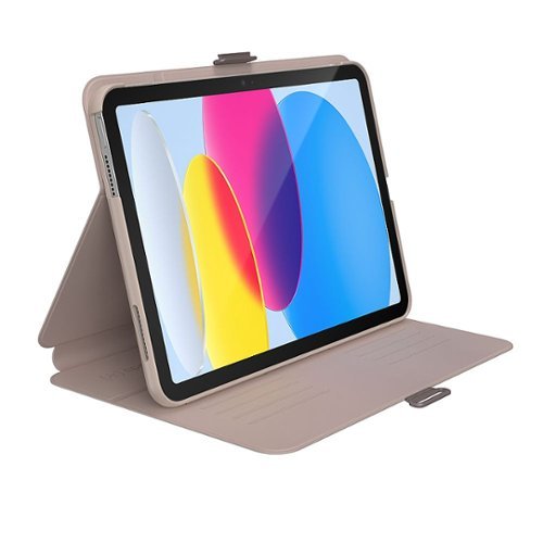 Speck Balance Folio R Case for Apple iPad 11(A16 chip 2025) and iPad 10.9 (10th Generation) - Beech Grey WHERE TO BUY