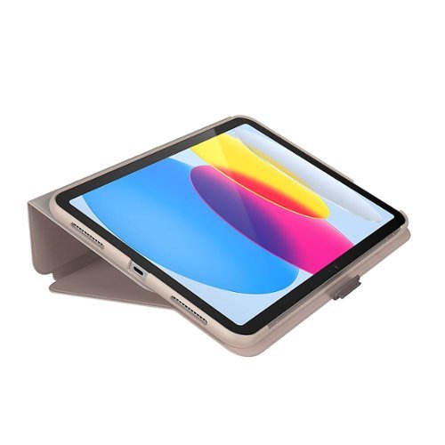 Speck Balance Folio R Case for Apple iPad 11(A16 chip 2025) and iPad 10.9 (10th Generation) - Beech Grey SHOP ONLINE
