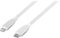 Insignia™ - 4' USB-C to Lightning Charge-and-Sync Cable with Braided Jacket - White-Front_Standard
