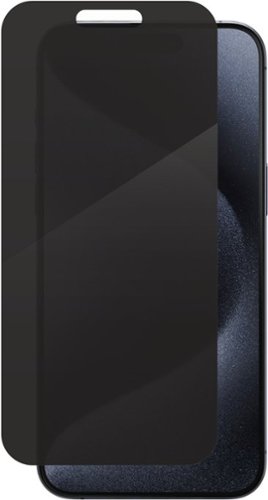 ZAGG Glass Elite Privacy Maximum Impact & Privacy Filtering Screen Protector for Apple iPhone 15 Pro Max - Tinted WORLDWIDE DELIVERY