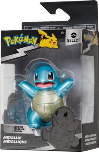 Jazwares Pokémon Select - 3 Metallic Figure - Squirtle WORLDWIDE DELIVERY