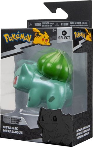 Jazwares Pokémon Select - 3 Metallic Figure - Bulbosaur WORLDWIDE DELIVERY