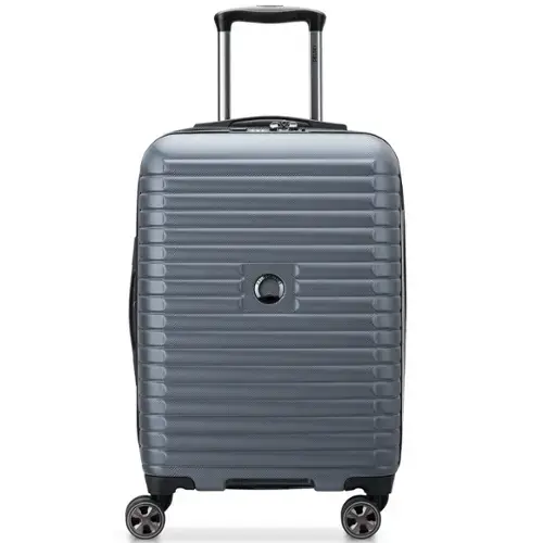 Front. Delsey - Delsey Cruise 3.0 Carry-On Expandable Spinner Luggage - 21" Small - Graphite.