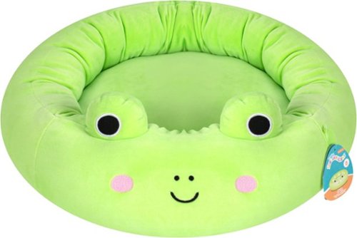 Jazwares - Squishmallows 24-Inch Pet Bed - Wendy the Frog - Medium