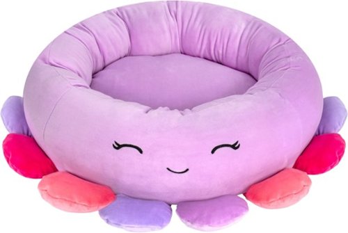 Jazwares - Squishmallows 20-Inch Pet Bed - Buela the Octopus - Small