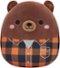 Jazwares - Squishmallows 16" Plush - Harvest Squad Brown Bear in Jacket - Omar-Front_Standard
