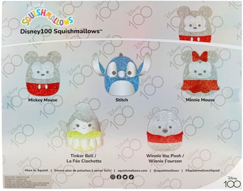 Jazwares Disney 100 Original Squishmallows 5 Pack - 5 Plush WORLDWIDE DELIVERY