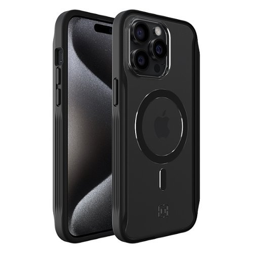 Incipio AeroGrip Hard Shell Case with MagSafe for Apple iPhone 15 Pro Max - Stealth Black GLOBAL SHIPPING