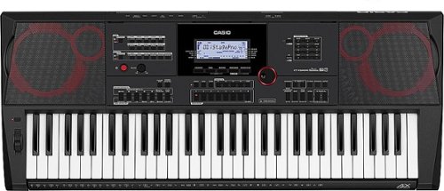 Casio - CT-X5000 Portable Keyboard with 61 Keys - Black