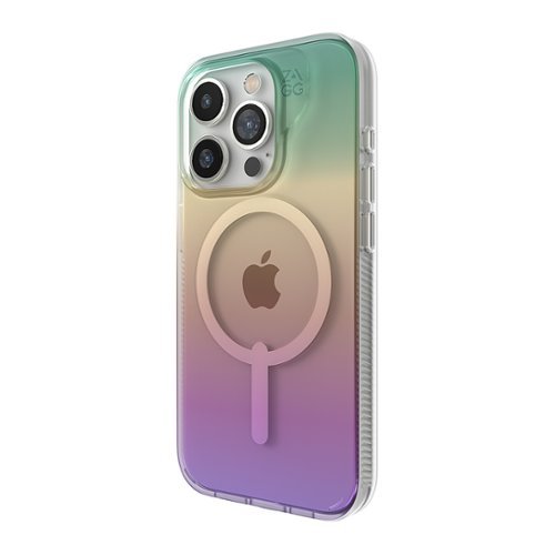  ZAGG - Milan Snap MagSafe Compatible Case for Apple iPhone 15 Pro - Iridescent