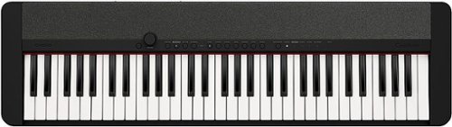 Casio - CT-S1 Portable Keyboard with 61 Keys - Black