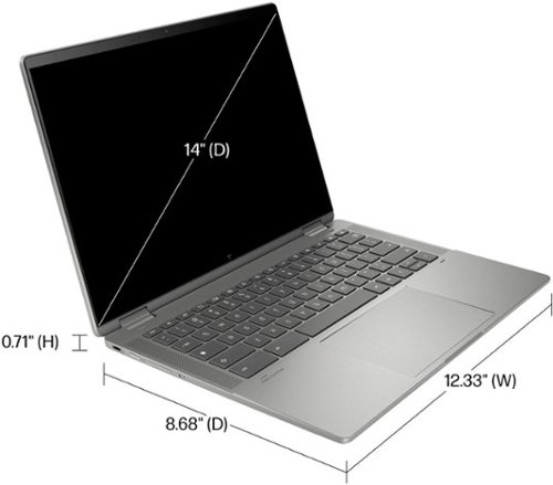 HP 2-in-1 14 Wide Ultra XGA Touch-Screen Chromebook Plus Laptop with Google AI - Intel Core i3 - 8GB Memory - 256GB SSD - Mineral Silver BUY IN EUROPE