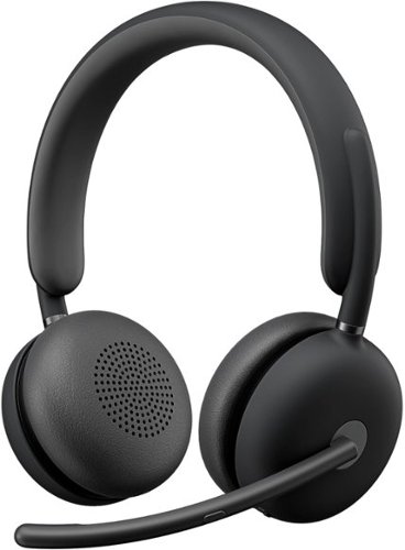  Logitech - Zone 950 Wireless Active Noise-Cancelling On-Ear Headset - Graphite