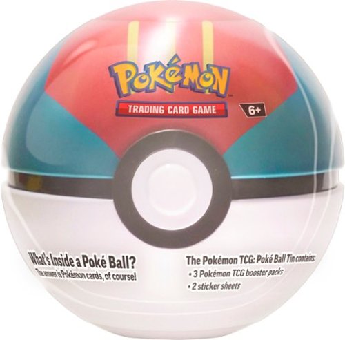 Lata Coleccionable Poké Ball – 3 Sobres De Cartas Pokémon TCG Surtidos + Pegatinas – Regalo Sorpresa Para Coleccionistas