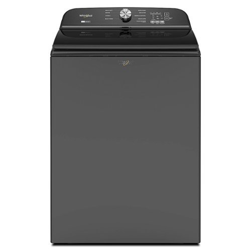 Whirlpool - 5.3 Cu. Ft. High Efficiency Top Load Washer with 2 in 1 Removable Agitator - Volcano Black