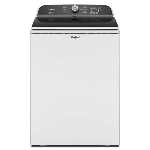 Whirlpool - 5.3 Cu. Ft. High Efficiency Top Load Washer with 2 in 1 Removable Agitator - White