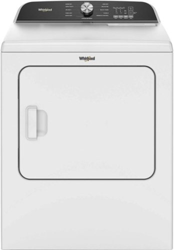 Whirlpool - 7.0 Cu. Ft. Electric Dryer with Moisture Sensor - White