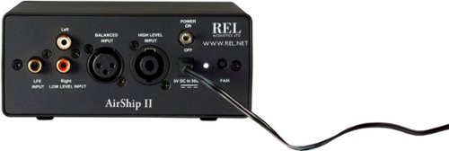 REL AirShip II Wireless - Black WORLDWIDE DELIVERY