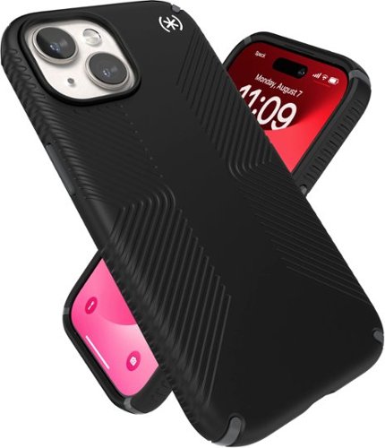 Speck Presidio2 Grip Case with MagSafe for Apple iPhone 16e/15/14/13 - Black WHERE TO BUY
