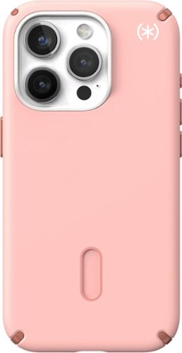 Speck - Presidio2 Pro ClickLock Case with Magsafe for Apple iPhone 15 Pro - Dahlia Pink/Rose Gold