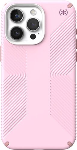 

Speck - Presidio2 Grip Case with MagSafe for Apple iPhone 15 Pro Max - Soft Lilac