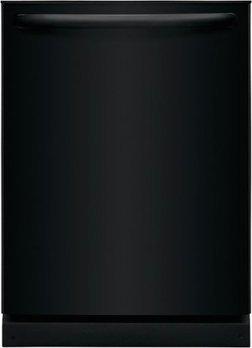 "Frigidaire - 24"" Top Control Built-In Plastic Tub Dishwasher with MaxDry 52 dBA - Black"