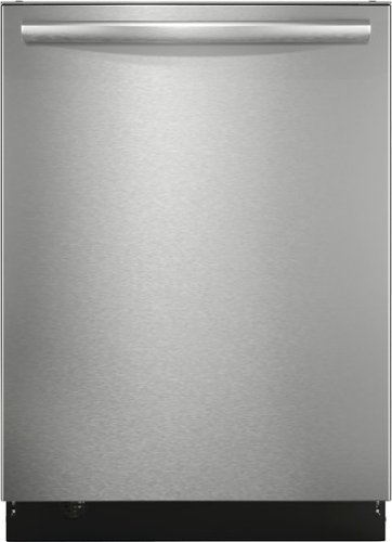 "Frigidaire - Gallery 24"" Top Control Built-In Stainless Steel Tub Dishwasher with CleanBoost Technology 47 dBA - Stainless Steel"