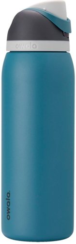Owala - FreeSip Insulated Stainless Steel 40 oz. Water Bottle - Blue Oasis