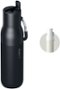 LARQ - Bottle Flip Top 25 oz - Insulated Stainless Steel Water Bottle With Straw | For Sports, Gym, and Travel - Obsidian Black-Angle_Standard