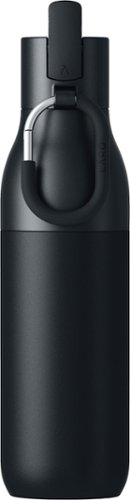LARQ Bottle Flip Top 25 oz - Insulated Stainless Steel Water Bottle With Straw | For Sports, Gym, and Travel - Obsidian Black GLOBAL SHIPPING