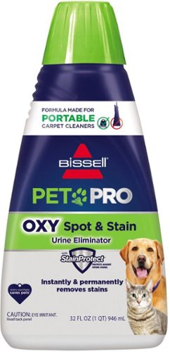 BISSELL - PET PRO OXY Spot & Stain Formula for Portable Carpet Cleaners