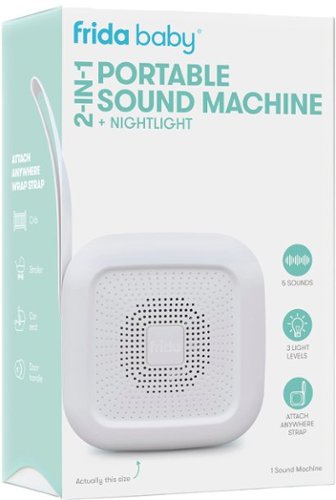 Fridababy - 2-in-1 Portable Sound Machine with Nightlight - White