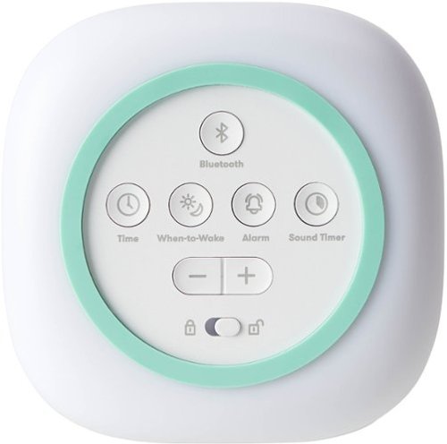 Fridababy 3-in-1 Sound Machine with When-To-Wake Clock and Nightlight - White SHOP ONLINE
