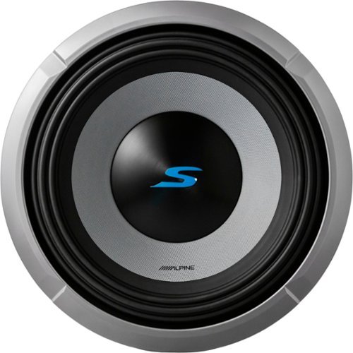 Alpine - Next Generation S-Series 10" Dual-Voice Coil 2-Ohm Subwoofer - Black