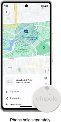 Chipolo ONE Point Item Tracker - Works with Google Find My Device App - White WORLDWIDE DELIVERY