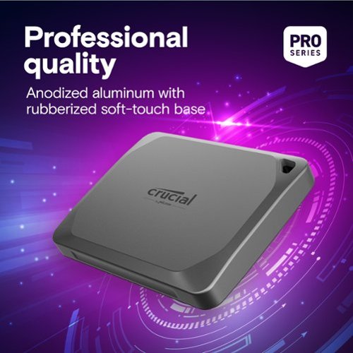 Crucial X9 Pro 1TB External USB-C SSD - Space Gray BUY IN EUROPE