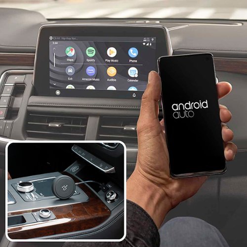 Aluratek Wireless car adapter for Android Auto - Black GLOBAL SHIPPING